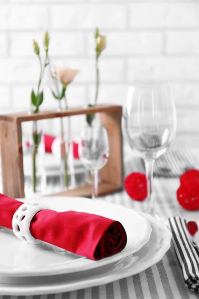 Beautiful table setting — Stock Photo, Image