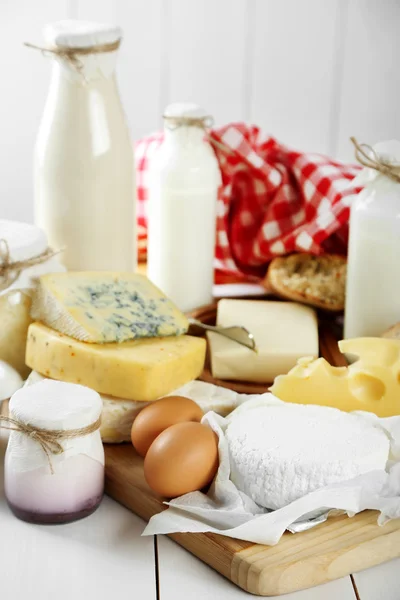 Fresh dairy products — Stock Photo, Image