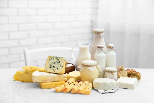 Fresh dairy products — Stock Photo, Image