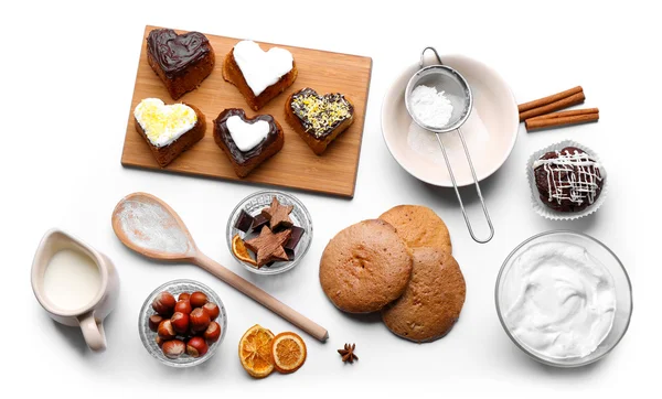 Pie cooking ingredients — Stock Photo, Image