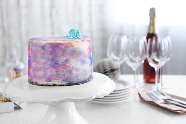 Smakelijke kleur taart — Stockfoto