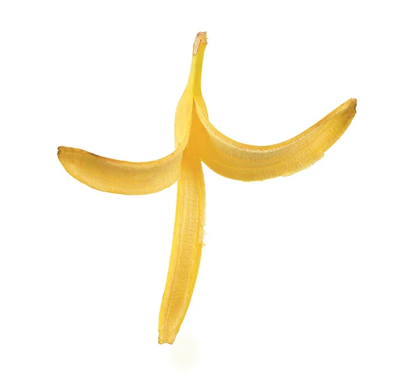Banana piel amarilla — Foto de Stock
