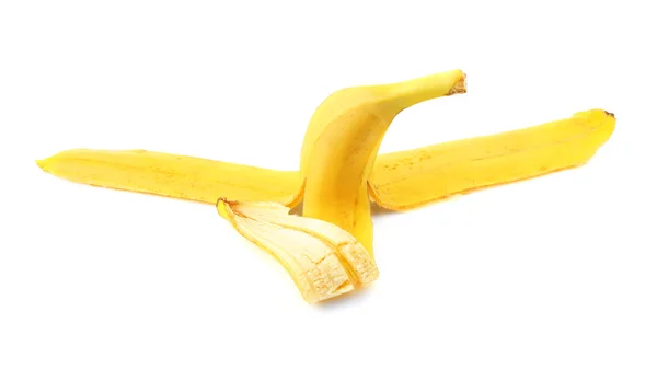 Банановая желтая кожа — стоковое фото