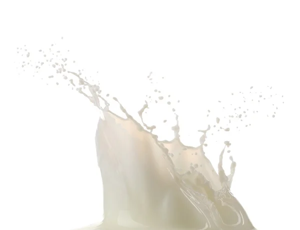 White Milk Splash — Stock Photo, Image