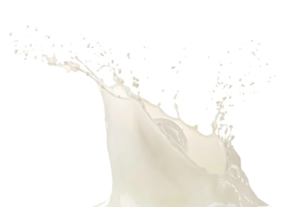 白色牛奶飞溅 — 图库照片