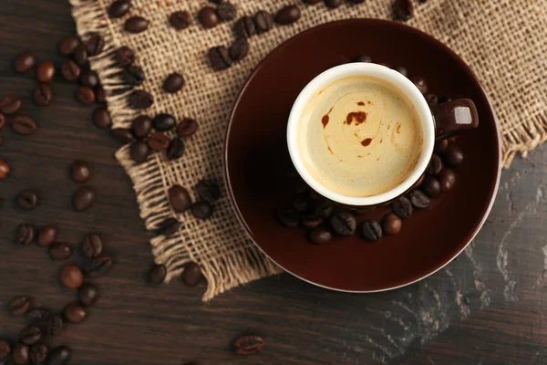 Egy csésze aromás kávé — Stock Fotó