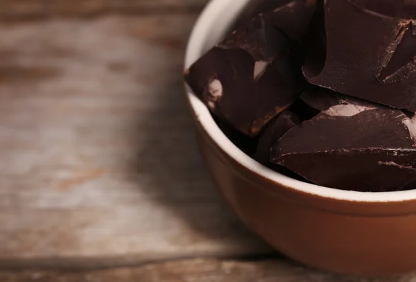 Piezas de barra de chocolate —  Fotos de Stock