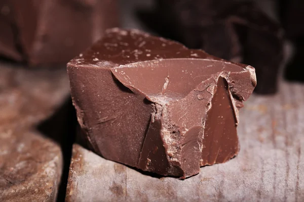 Piezas de barra de chocolate —  Fotos de Stock