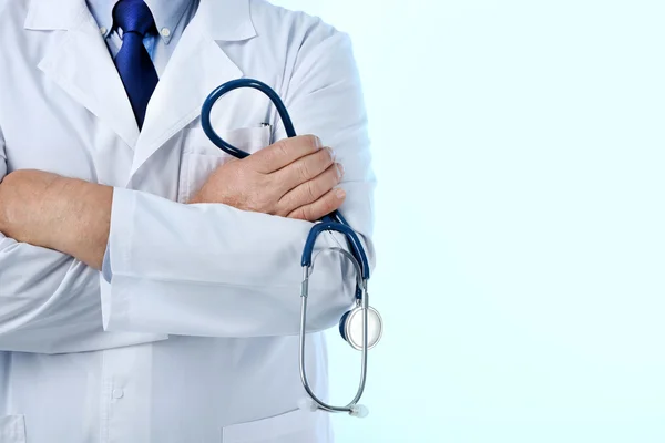 Professional doctor with stethoscope — Stock Photo, Image