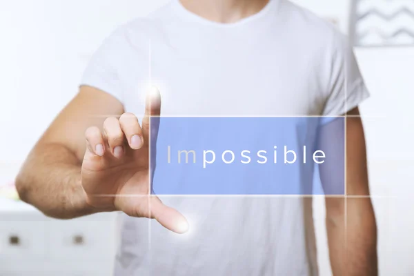 Convertir palabra imposible en posible —  Fotos de Stock