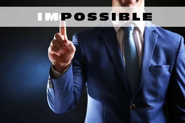 Convertir palabra imposible en posible —  Fotos de Stock