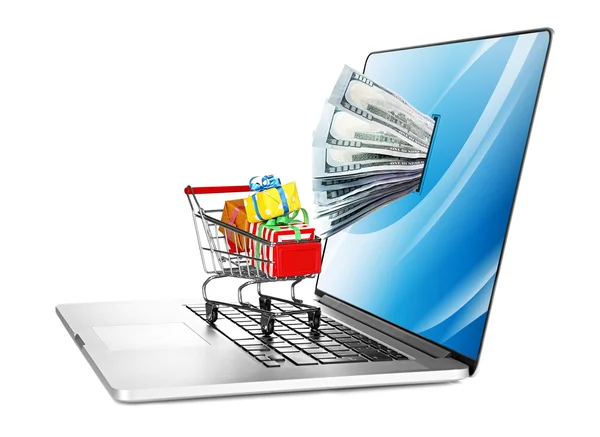 Concepto de compras online — Foto de Stock