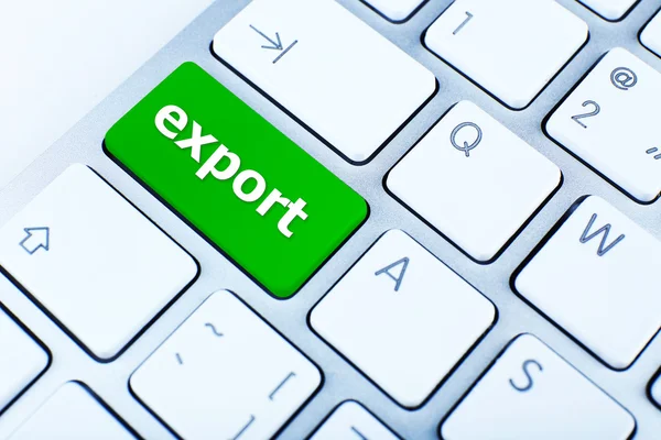Tlačítko Exportovat klávesnice — Stock fotografie
