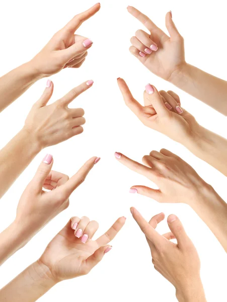 Set of different hands — Stock Photo, Image