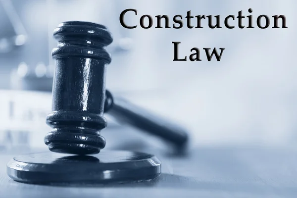 Construction law concept — Stock Photo, Image