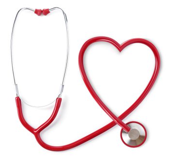 Kalp şeklinde sağlık stetoskop 