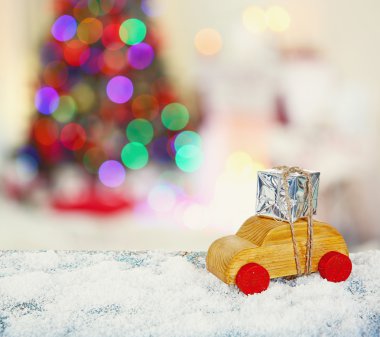 Ahşap oyuncak araba taşıma Hediyelik 