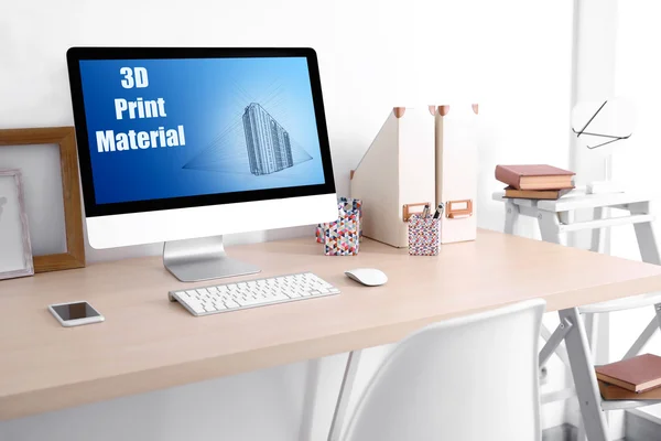 Koncepcja druku 3D — Zdjęcie stockowe