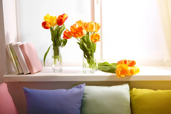 ช่อดอกทิวลิปสด — ภาพถ่ายสต็อก