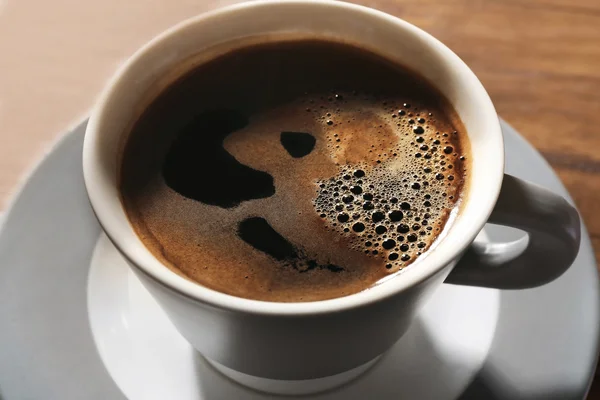 Kopje verse koffie — Stockfoto