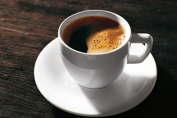 Kopje verse koffie — Stockfoto