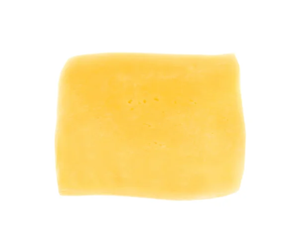 Rebanada de queso amarillo —  Fotos de Stock