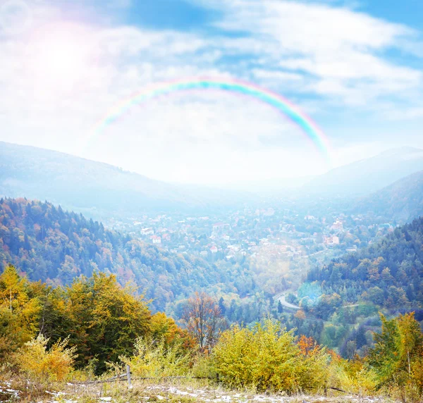 Beautiful mountain autumn landscape — Stock Photo, Image