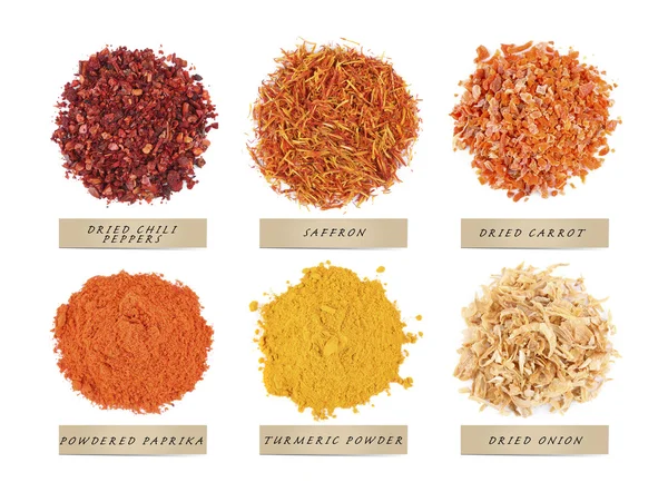 Set of different spices — Stock Photo, Image