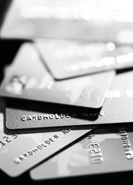Кредитна картка крупним планом — стокове фото
