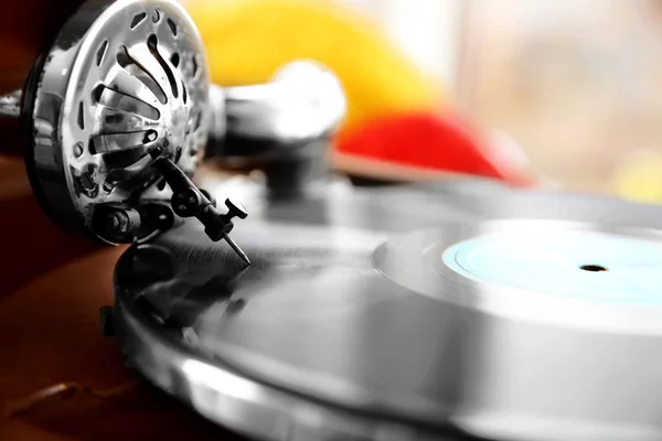 Old vintage gramophone — Stock Photo, Image