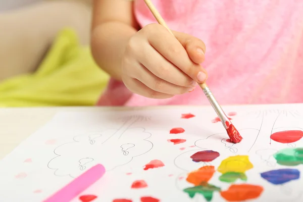 Primer plano de dibujo infantil — Foto de Stock