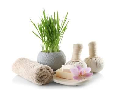 Güzel spa kompozisyonu