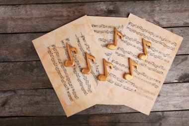 Altın müzik notlar