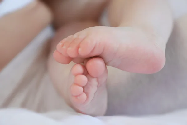 Baby's feet, close up — Stock Photo, Image