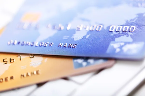 Creditcard close-up — Stockfoto