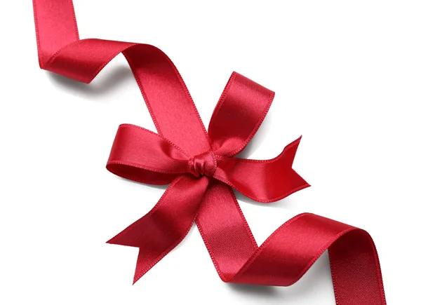 Shiny Red ribbon — Stock Photo, Image