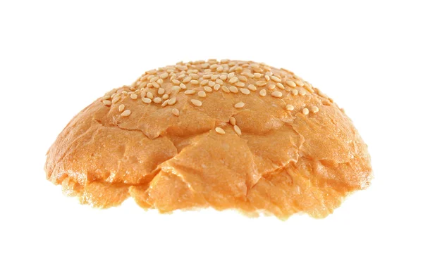 Gesneden Hamburger broodje — Stockfoto