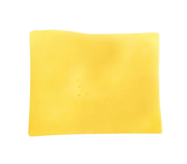 Fatia de queijo amarelo — Fotografia de Stock