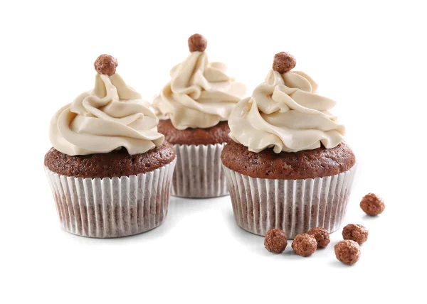 Tasty chocolate cupcakes — Stock Photo, Image