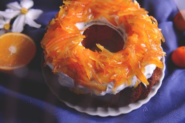 Lezzetli narenciye pasta