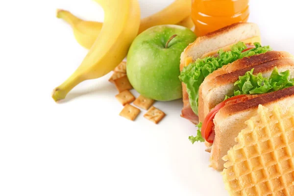 Pranzo scolastico sano — Foto Stock