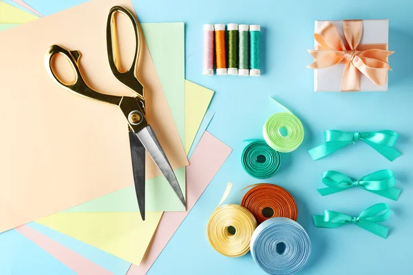 Sewing creative accessories — Stock Photo, Image