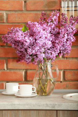 Mor Eflatun çiçekler