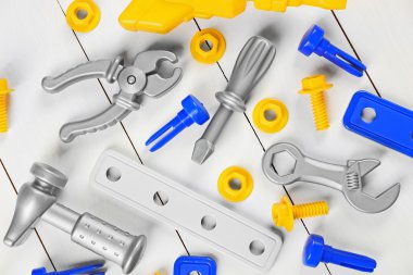 Oyuncak toolkit çocuk için ayarla 