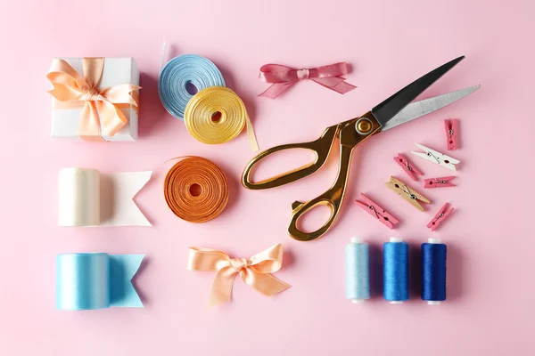 Sewing creative accessories — Stock Photo, Image