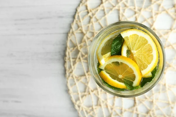 Fresh cocktail with soda — Stock Photo, Image