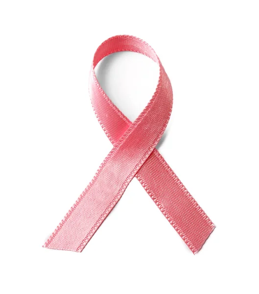 Różową wstążką, koncepcja raka — Zdjęcie stockowe