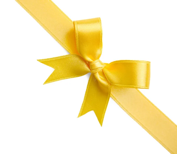Fita amarela decorativa — Fotografia de Stock