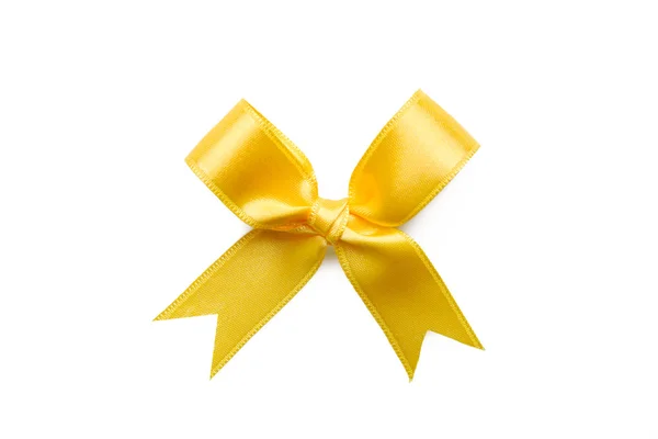 Decorative Yellow ribbon — Stock Photo, Image