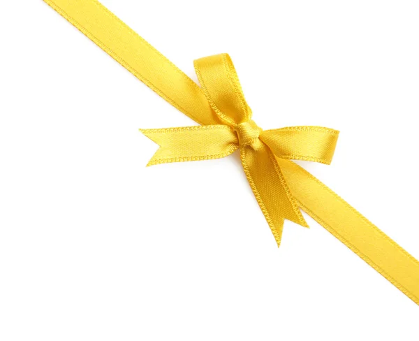 装飾的な黄色いリボン — ストック写真